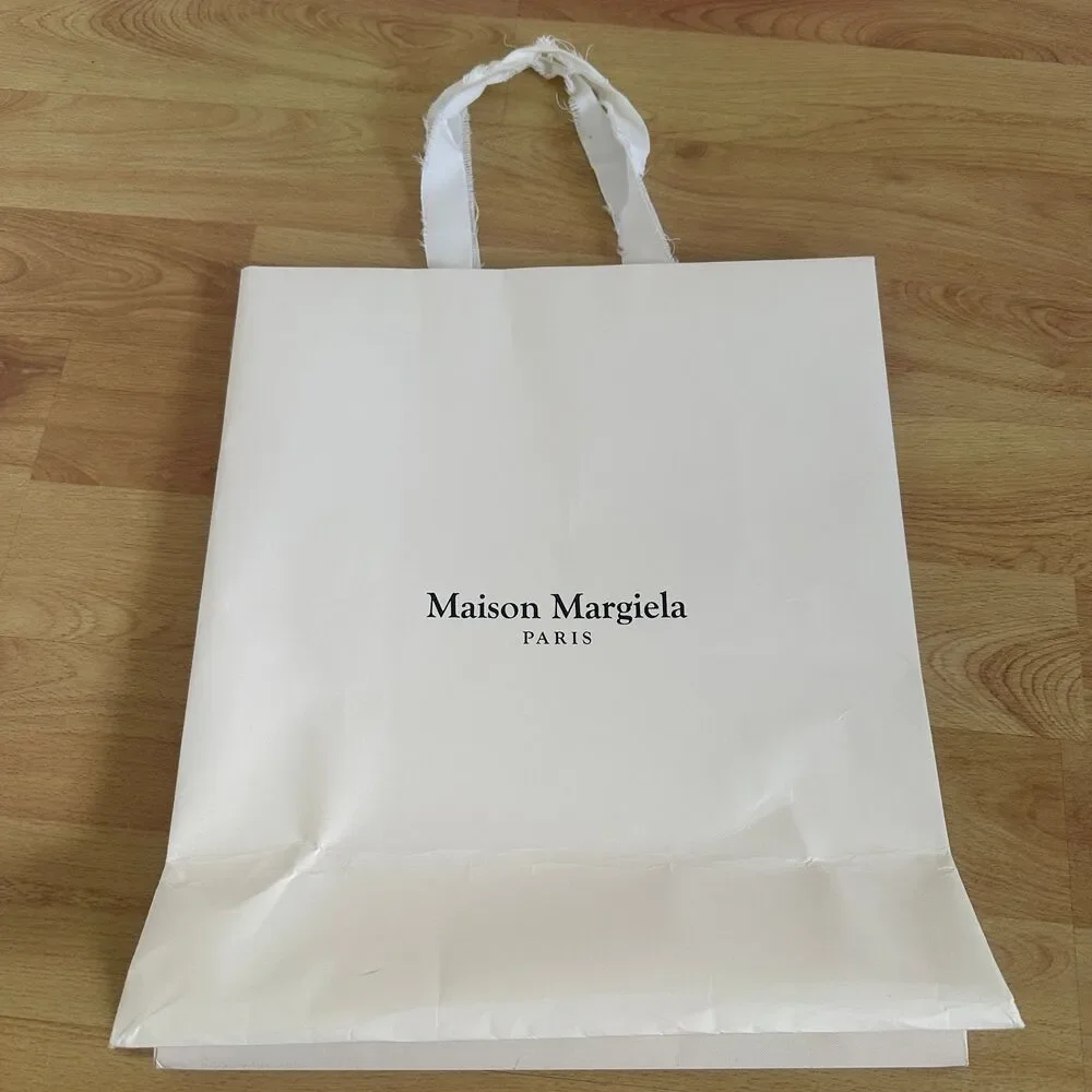 Maison Margiela Paper Shopping Bags Bundle x3 - 1 white medium & 2 white large